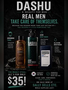 Dashu~Mens K-Beauty Grooming Tools